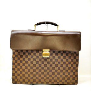 Louis Vuitton Laptop bag/ shoulder bag Brown Cloth ref.821950